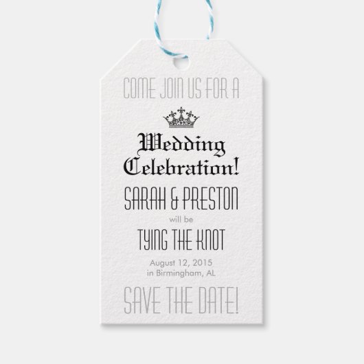 Elegant Sla de datum cadeau Labels Cadeaulabel (Voorkant)