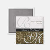 Elegant slaat de datum op magneet (Voorkant / Achterkant)