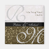 Elegant slaat de datum op magneet (Voorkant)