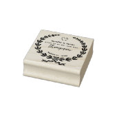 Elegant slaat de datum op rubberstempel (Stempel)