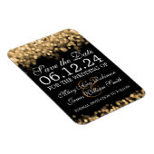 Elegant slaat de datum waarop de goudlampjes brand magneet (Rechterzijde)