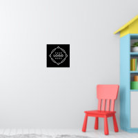 Elegant & Slank Zwart QR Code Logo Ontwerp