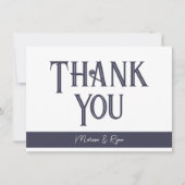 Elegant Slate Grey Retro Font Handtekening Harteli Notitiekaartje (Voorkant)