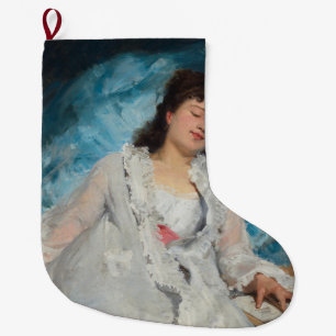 Elegant Sleeping French Woman (Sweet Repose) Grote Kerstsok