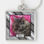 Elegant sleutelhanger van de douanefactfoto met na (Voorkant)