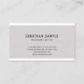 Elegant slim ontwerp, modern, gewoon professioneel visitekaartje (Voorkant)