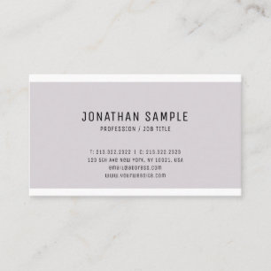 Elegant slim ontwerp, modern, gewoon professioneel visitekaartje