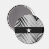 Elegant Sliver Star Magneet (Voorkant / Achterkant)