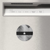 Elegant Sliver Star Magneet (Insitu (Vaatwasser))