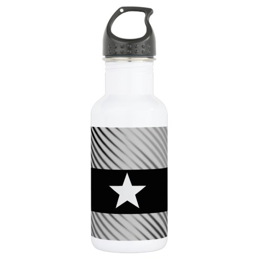 Elegant Sliver Star Waterfles (Voorkant)