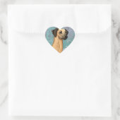 Elegant Sloughi Hart Sticker (Tas)