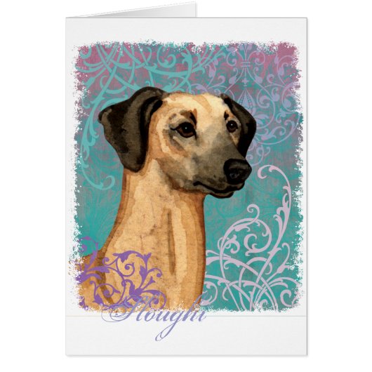 Elegant Sloughi Kaart (Voorkant)