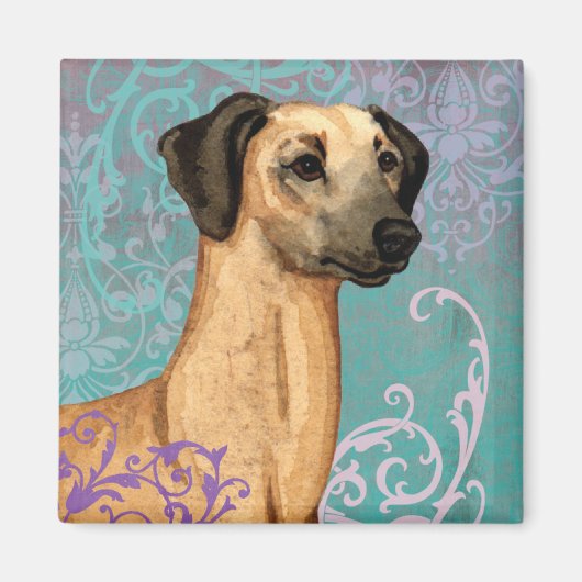 Elegant Sloughi Magneet (Voorkant)