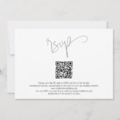 Elegant sluit zich aan bij ons 3-fotoscript bruilo kaart (Achterkant)