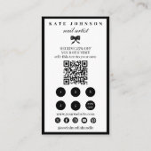 Elegant Small Business Customer Loyalty Discount Visitekaartje (Achterkant)