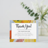 Elegant Small Business Hartelijk dank voor uw cred Briefkaart (Staand voorkant)