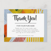 Elegant Small Business Hartelijk dank voor uw cred Briefkaart (Voorkant)