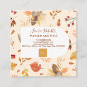 Elegant Small Business Owner Appointment Card Afsprakenkaartje (Achterkant)