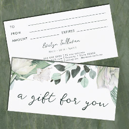 Elegant Smaragd groen cadeaubon