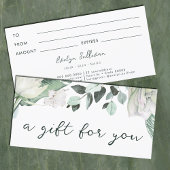 Elegant Smaragd groen cadeaubon