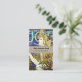 Elegant Smoke, Job beroemd gemaakt door Alphonse M Visitekaartje (Staand voorkant)