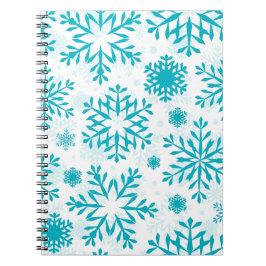 Elegant Sneeuwvliesontwerp – Wintervakantie Notitieboek