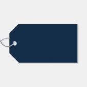 Elegant sneeuwvlok vakantie cadeau Label Cadeaulabel (Achterkant Horizontaal)