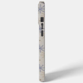 Elegant Sneeuwvlokpatroon Beige Case-Mate iPhone Case (Achterkant / Links)
