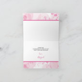 Elegant Snoepje 16 van de Toren van Parijs Eiffel Bedankkaart (Binnen)