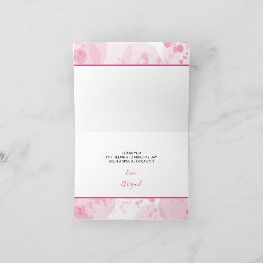 Elegant Snoepje 16 van de Toren van Parijs Eiffel Bedankkaart (Binnen)