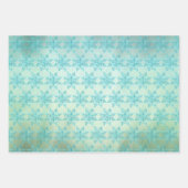 Elegant Snowflake Assortment Inpakpapier Vel (Voorkant)