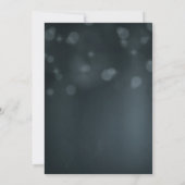 Elegant Snowflake Engagement Party - Uitnodiging I (Achterkant)