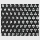 Elegant Snowflake Holiday Wrapping Paper Cadeaupapier (Vlak)