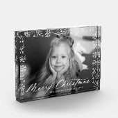 Elegant Snowflake Lijst Kerstmis Fotoblokken (Links)