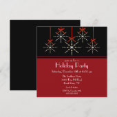 Elegant Snowflake Ornament Holiday Kaart (Voorkant / Achterkant)
