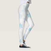 Elegant Snowflake Pattern Leggings (Rechts)