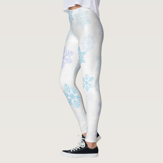 Elegant Snowflake Pattern Leggings (Links)