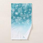 Elegant Snowflakes Aangepast | Handdoekset Bad Handdoek (Handdoek)