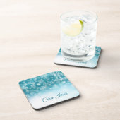 Elegant Snowflakes Aangepast | Onderzetter van kun (Rechterzijde)