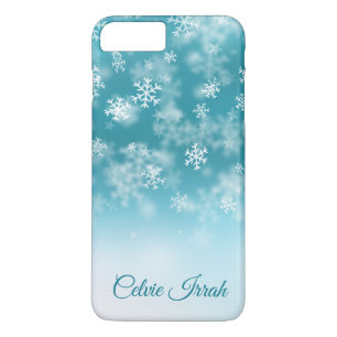 Elegant Snowflakes Aangepast   Telefonische kwesti Case-Mate iPhone Case