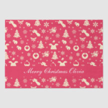Elegant Snowflakes Angels & Santa | Rood kerstfees