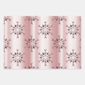 Elegant Snowflakes kerst Inpakpapier Vel (Voorkant 2)