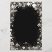 Elegant Snowflakes kerstfeestdagen (Achterkant)