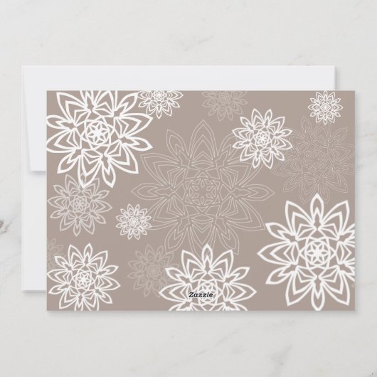 Elegant Snowflakes Love and Light Hanukkah Photo Feestdagenkaart (Achterkant)