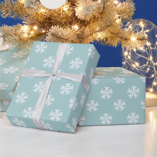 Elegant Snowflakes | Vakantiepapier Cadeaupapier (Feestdagen)