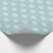 Elegant Snowflakes | Vakantiepapier Cadeaupapier (Hoek)
