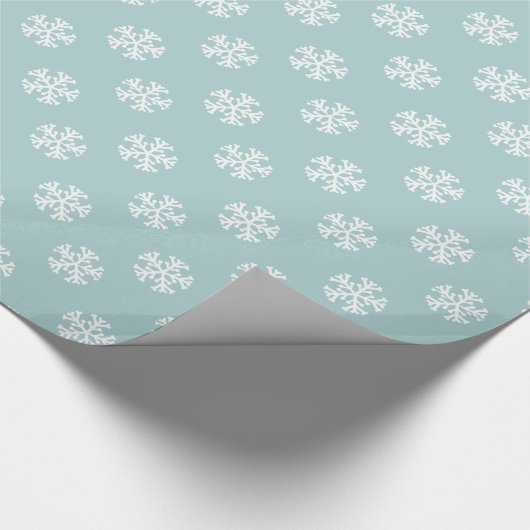 Elegant Snowflakes | Vakantiepapier Cadeaupapier (Hoek)