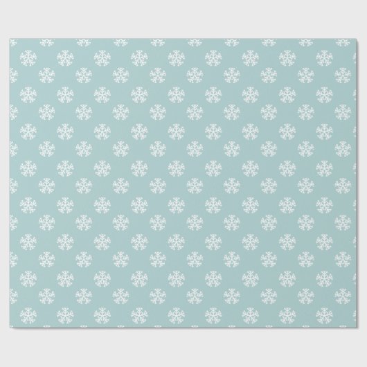 Elegant Snowflakes | Vakantiepapier Cadeaupapier (Vlak)