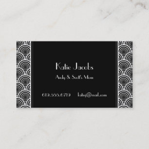Elegant Social Calling Cards Contactkaartje
