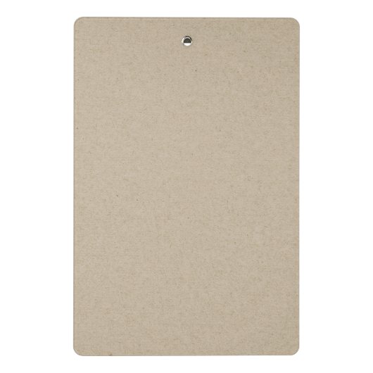 Elegant Soft Aqua Blue Gold Waterverf Beachy Mini Klembord (Achterkant)